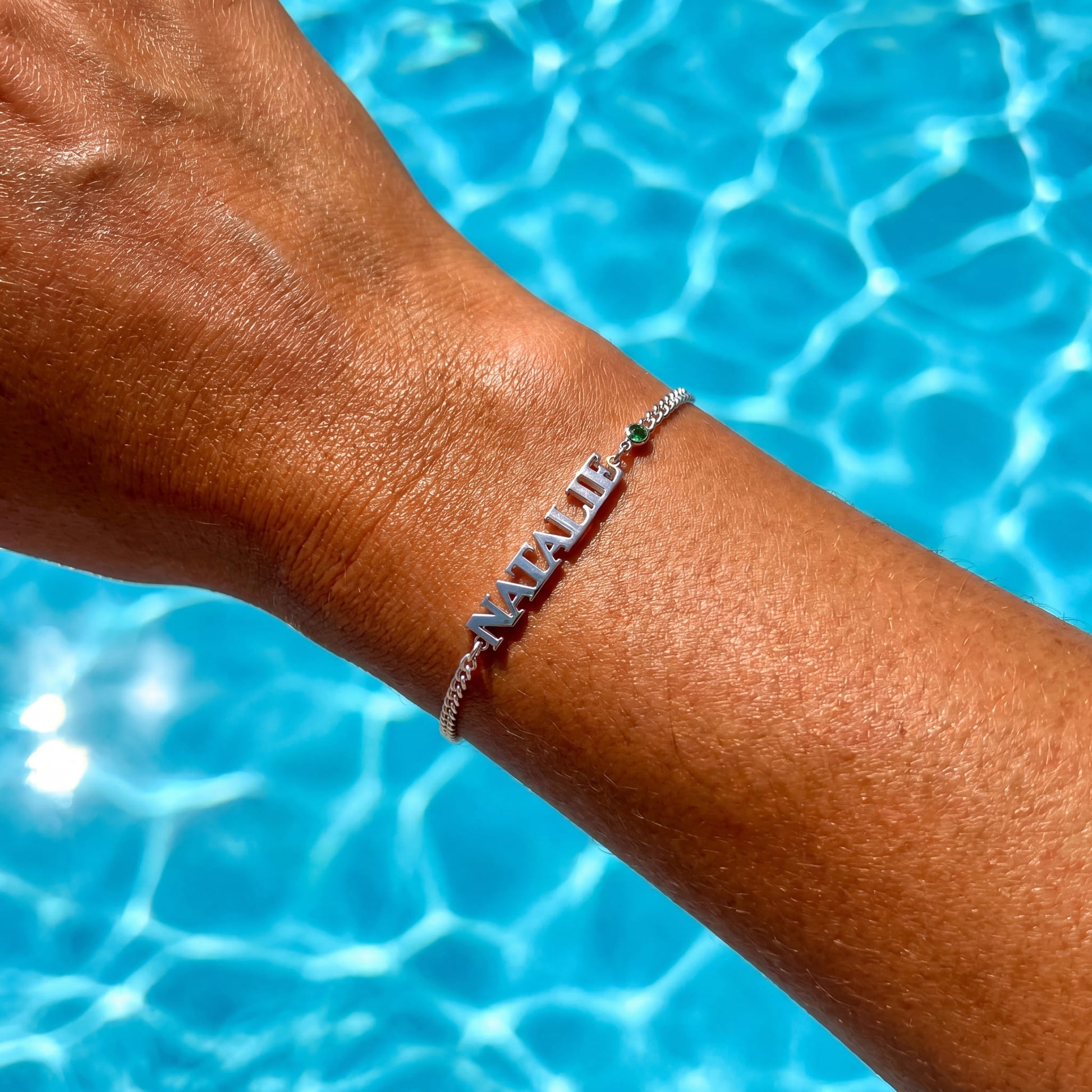 PERSONALISIERTES EDELSTAHL "LELOR" ARMBAND - ICERAIN JEWELRY