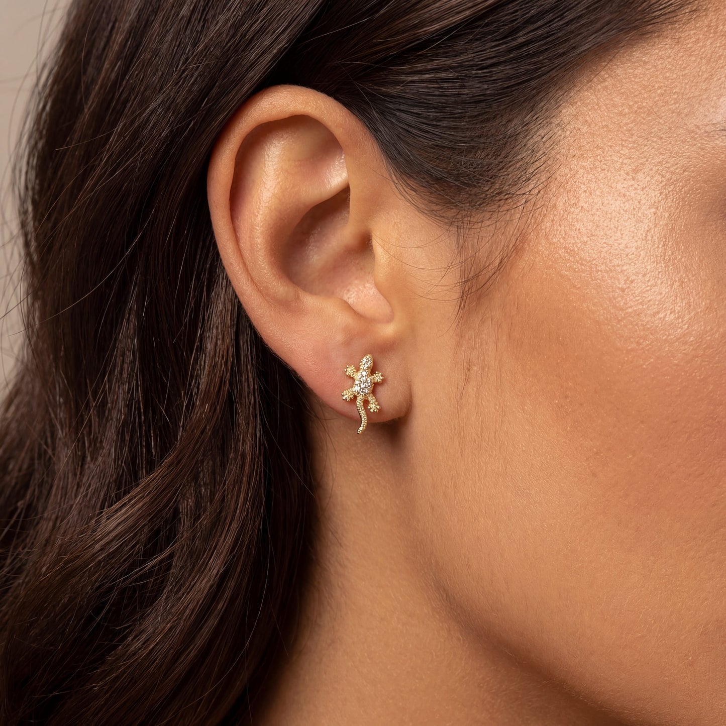 ICED OUT "LIZARD" OHRRINGE - ICERAIN JEWELRY