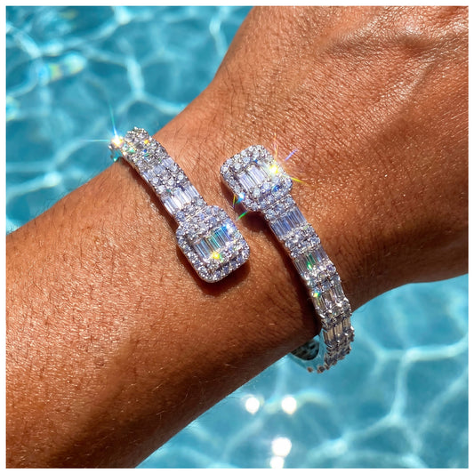 ICED OUT "SQUARE" ARMREIF - ICERAIN JEWELRY