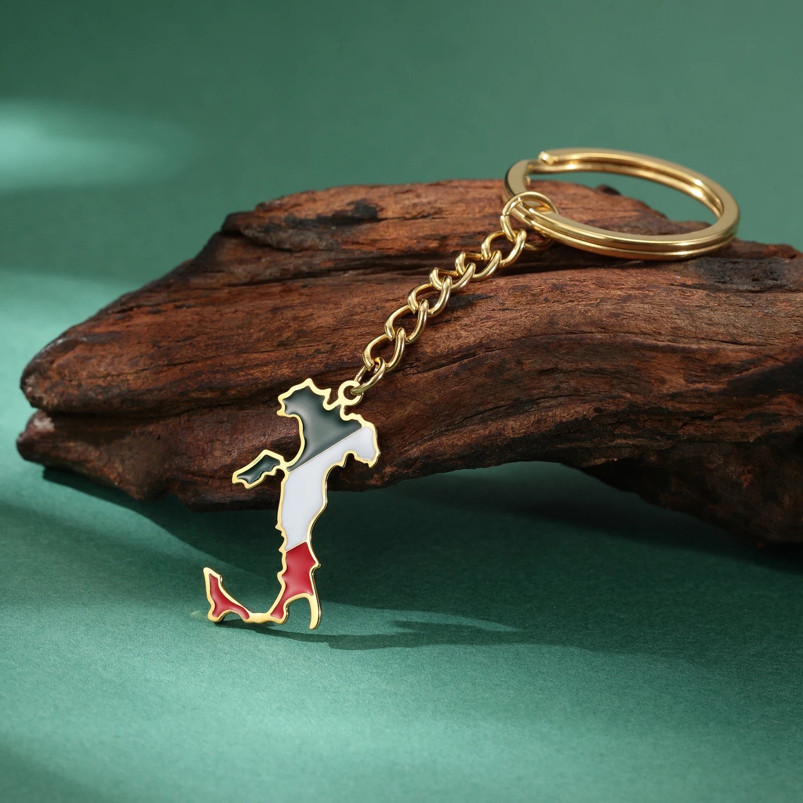 EDELSTAHL "ITALY" SCHLÜSSELANHÄNGER - ICERAIN JEWELRY
