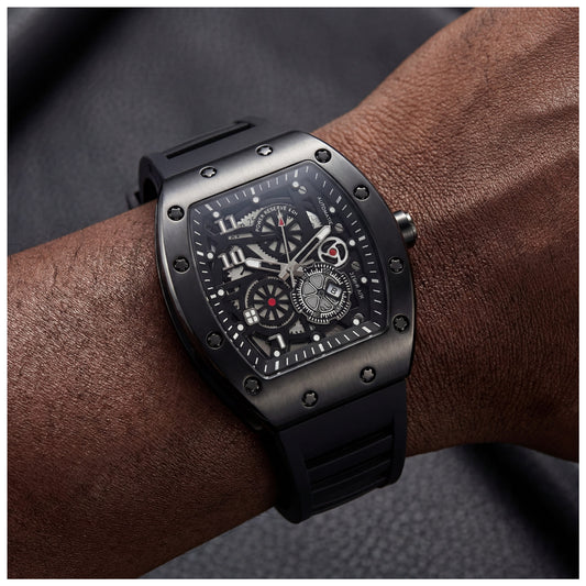 EDELSTAHL AUTOMATIK "WARRIOR" UHR - ICERAIN JEWELRY