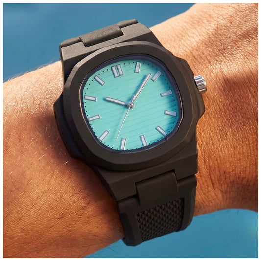 EDELSTAHL "BLACK WRIST" UHR - ICERAIN JEWELRY