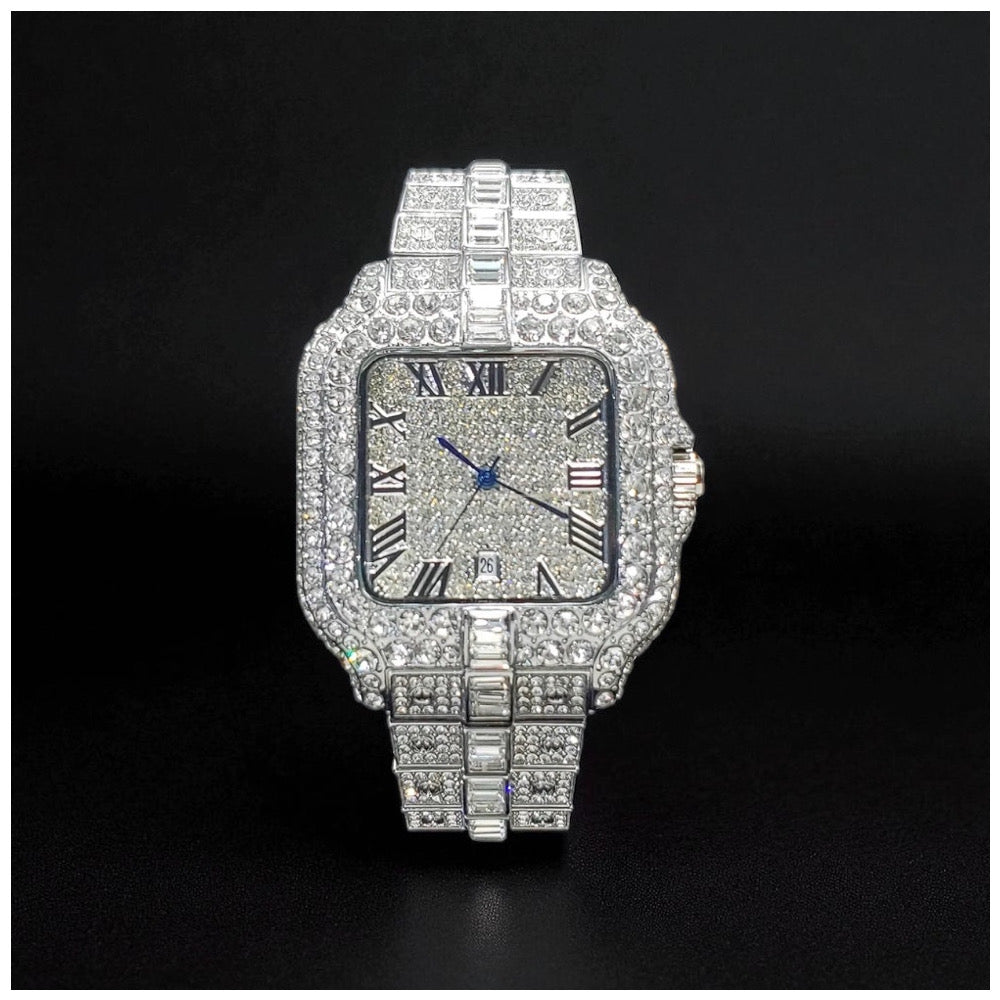 ICED OUT "PIAZZA V5" UHR - ICERAIN JEWELRY
