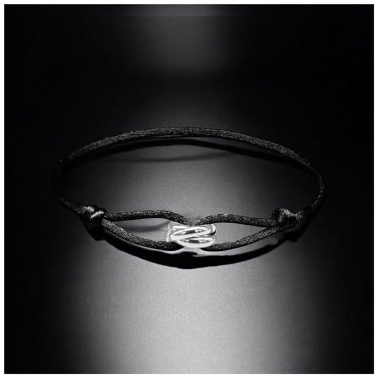 STOFF/EDELSTAHL "TRICOLOR" ARMBAND - ICERAIN JEWELRY