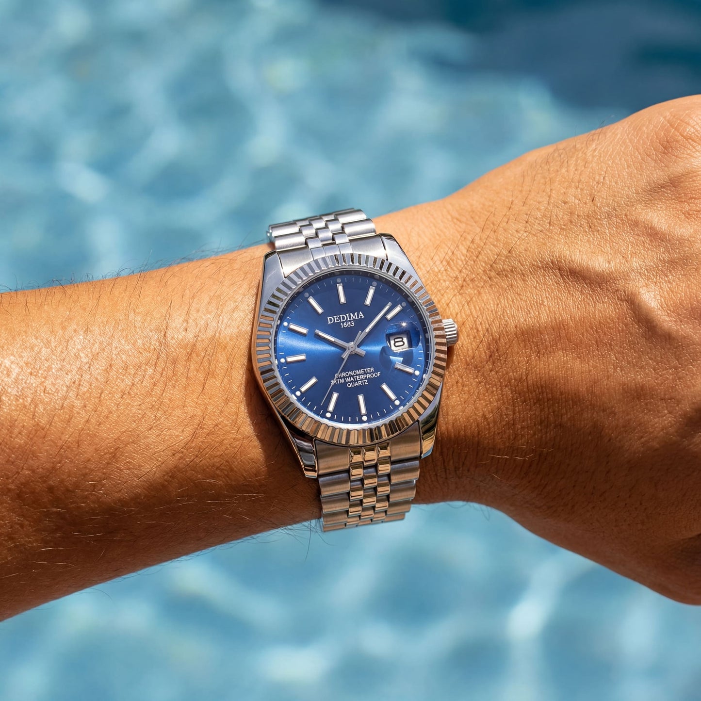 EDELSTAHL "HANDLO" UHR - ICERAIN JEWELRY