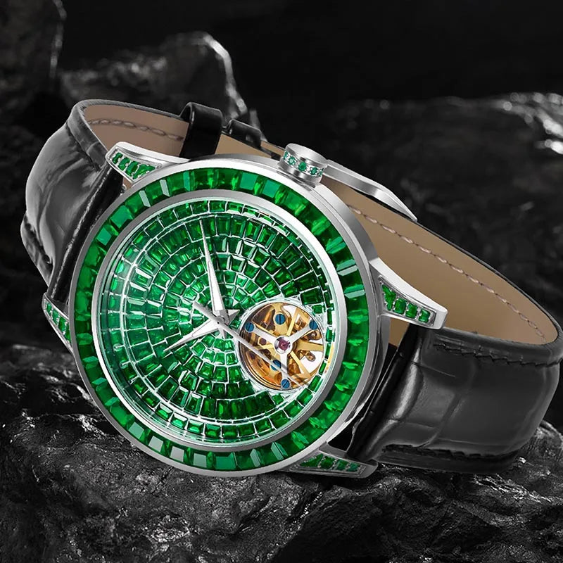 ICED OUT AUTOMATIK "FACE" UHR - ICERAIN JEWELRY