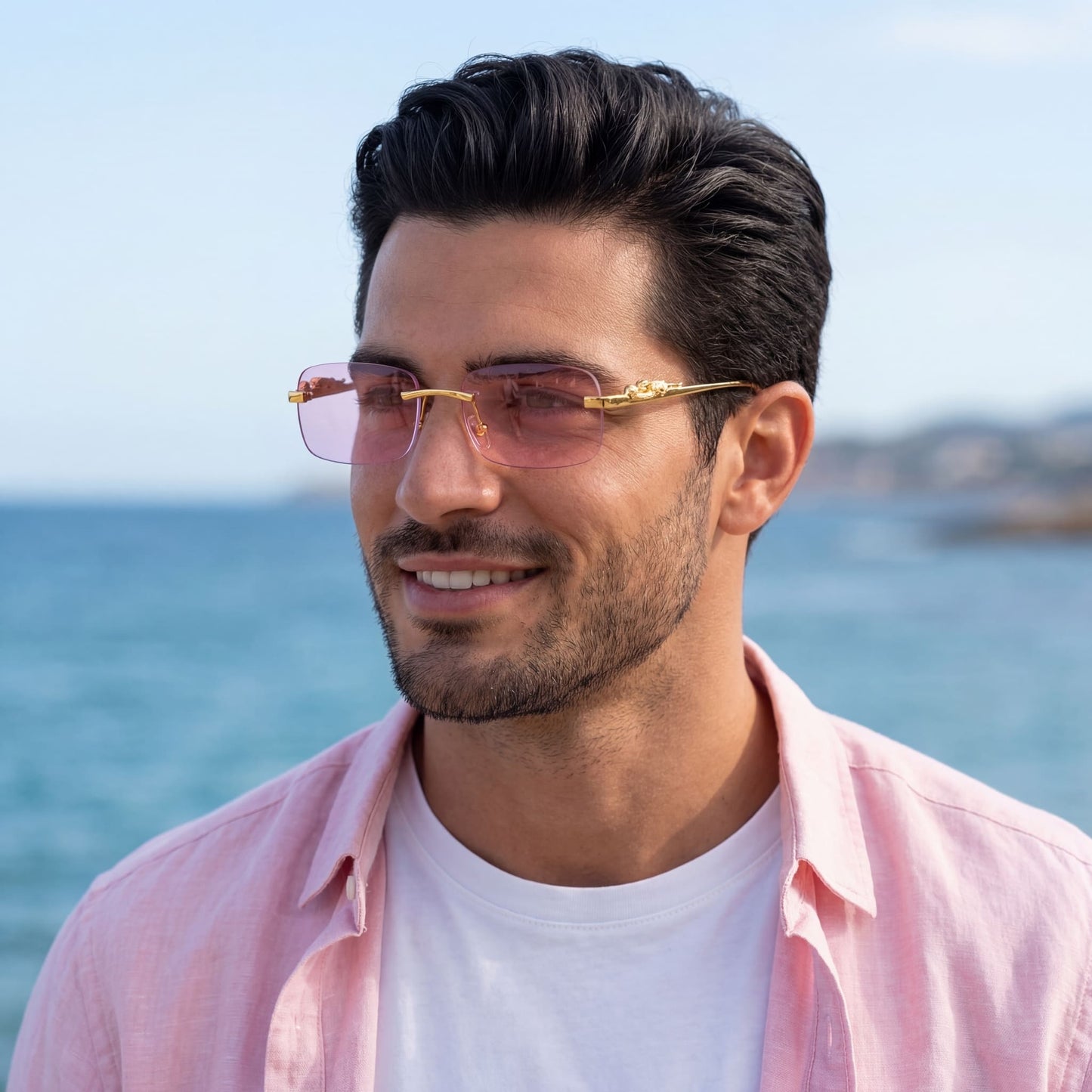 EDELSTAHL "LEOPARDO V2" SONNENBRILLE - ICERAIN JEWELRY