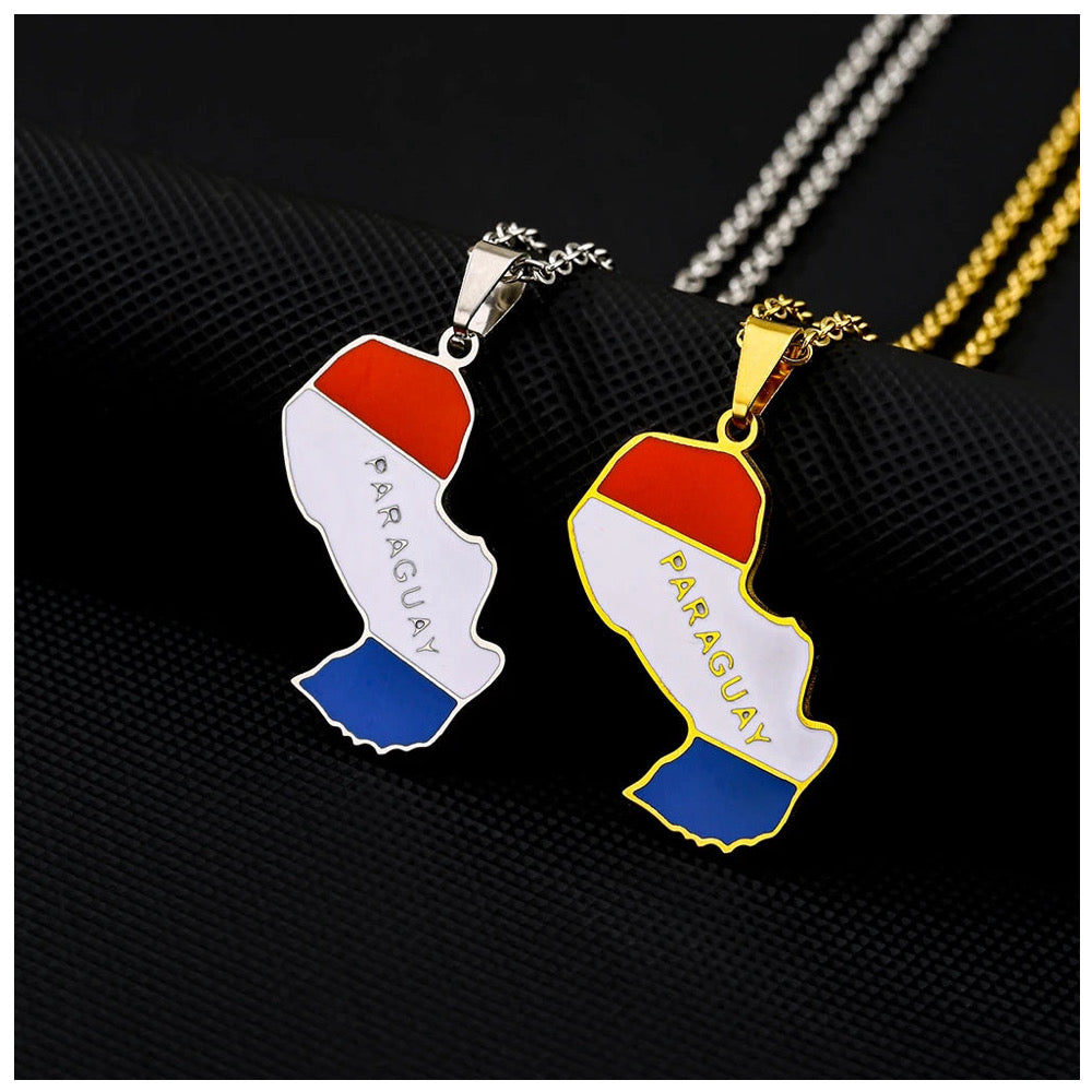 EDELSTAHL "PARAGUAY" LÄNDERKETTE - ICERAIN JEWELRY