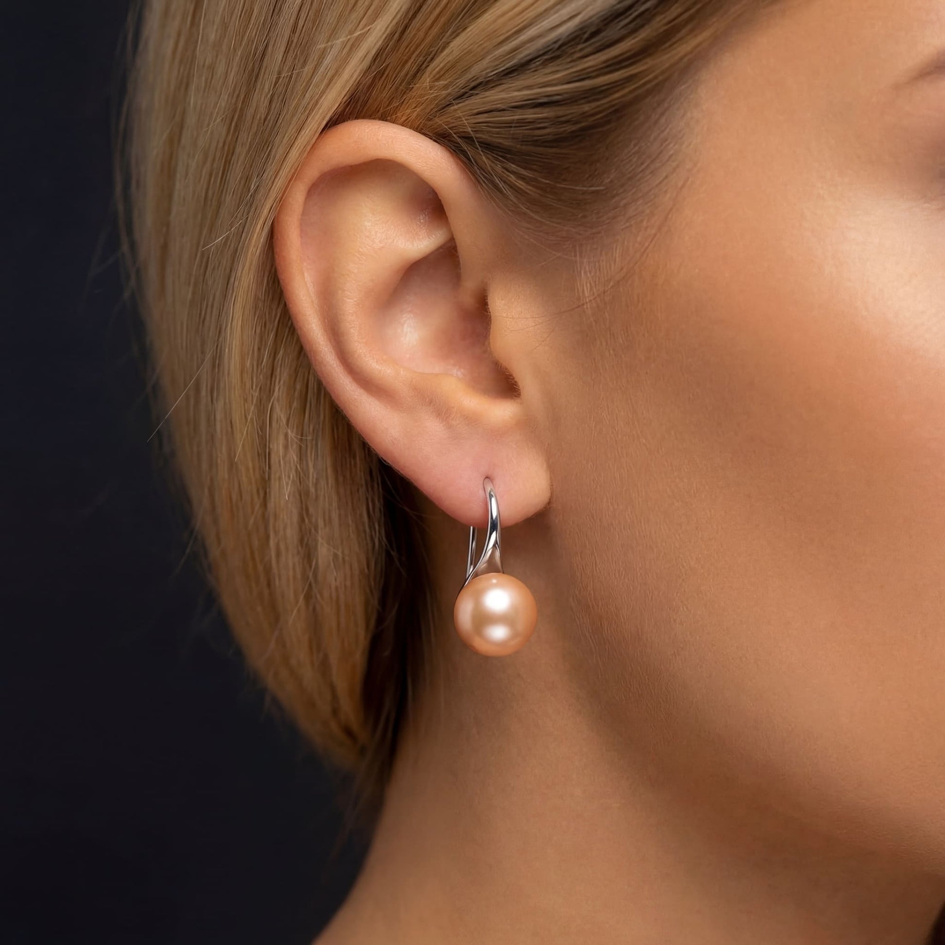 925S SILVER "PEARL V2" OHRRINGE - ICERAIN JEWELRY