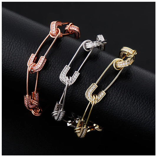 ICED OUT "PIN" ARMBAND - ICERAIN JEWELRY
