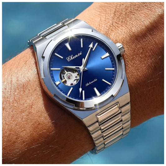 EDELSTAHL AUTOMATIK "HOLLONDOS" UHR - ICERAIN JEWELRY