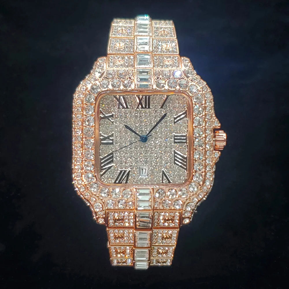 ICED OUT "PIAZZA V5" UHR - ICERAIN JEWELRY