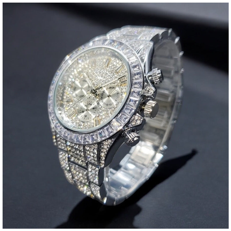 ICED OUT "SOLLINI V3" UHR - ICERAIN JEWELRY