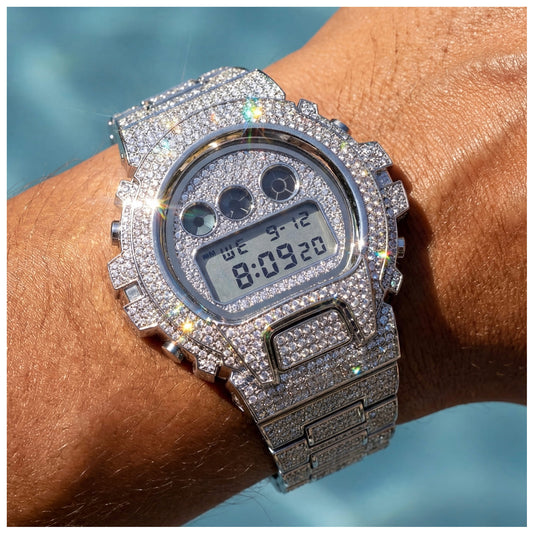 ICED OUT DIGITAL "NAVERO" UHR - ICERAIN JEWELRY