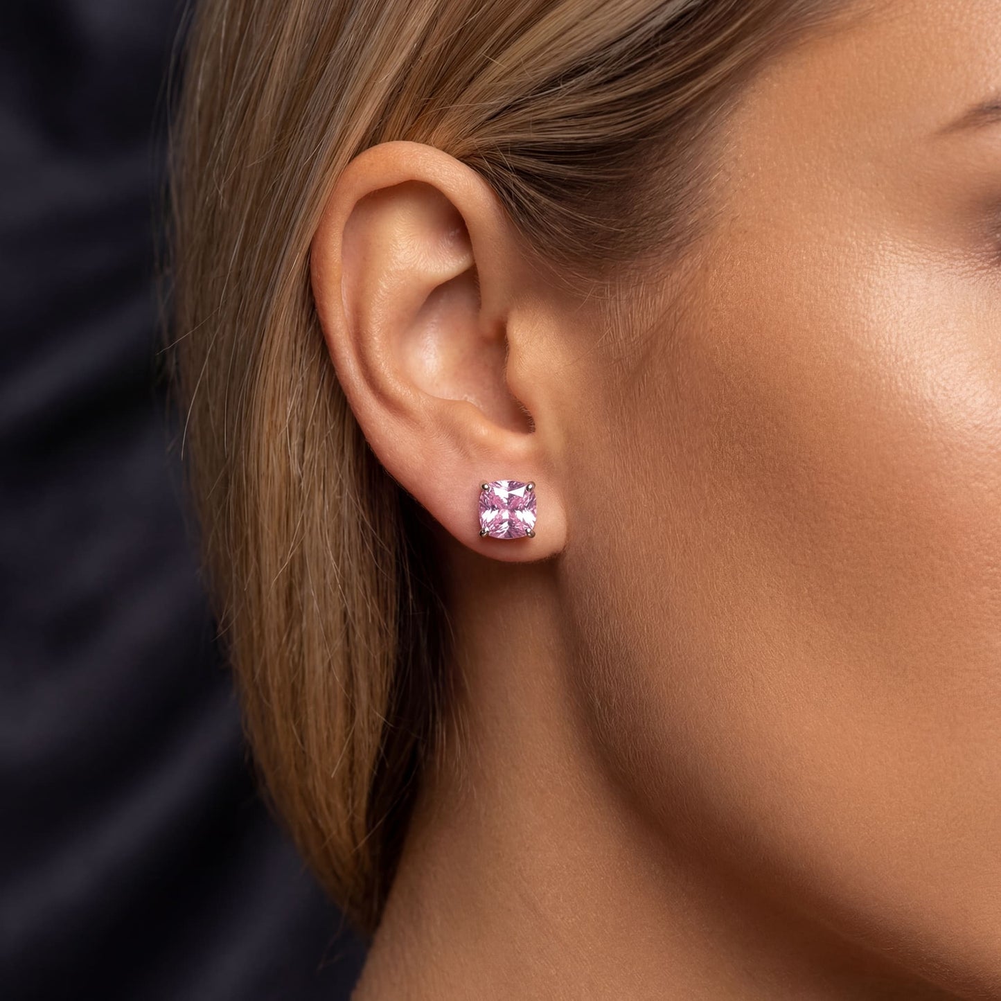 ICED OUT "PINK VERSAILLE" OHRRINGE - ICERAIN JEWELRY
