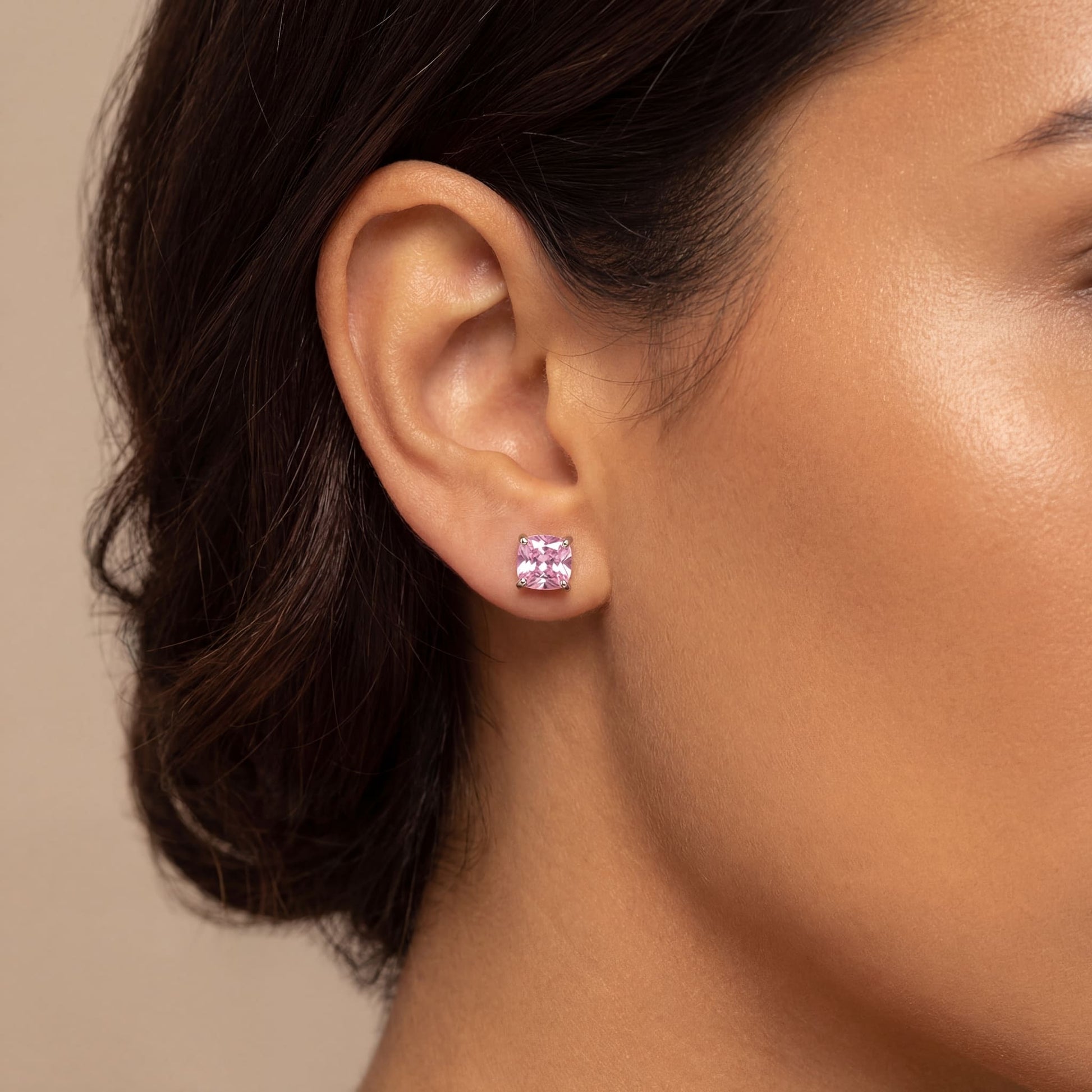 ICED OUT "PINK VERSAILLE" OHRRINGE - ICERAIN JEWELRY