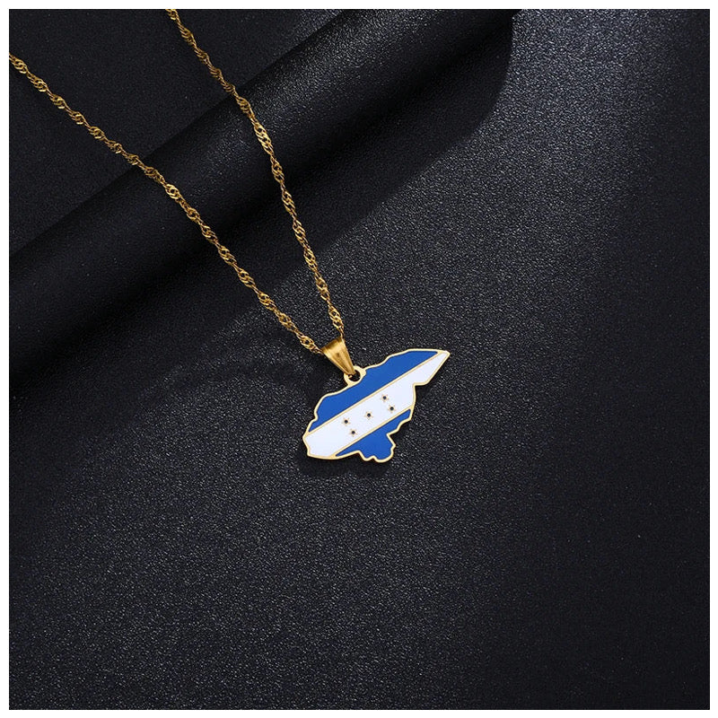 EDELSTAHL "HONDURAS" LÄNDERKETTE - ICERAIN JEWELRY