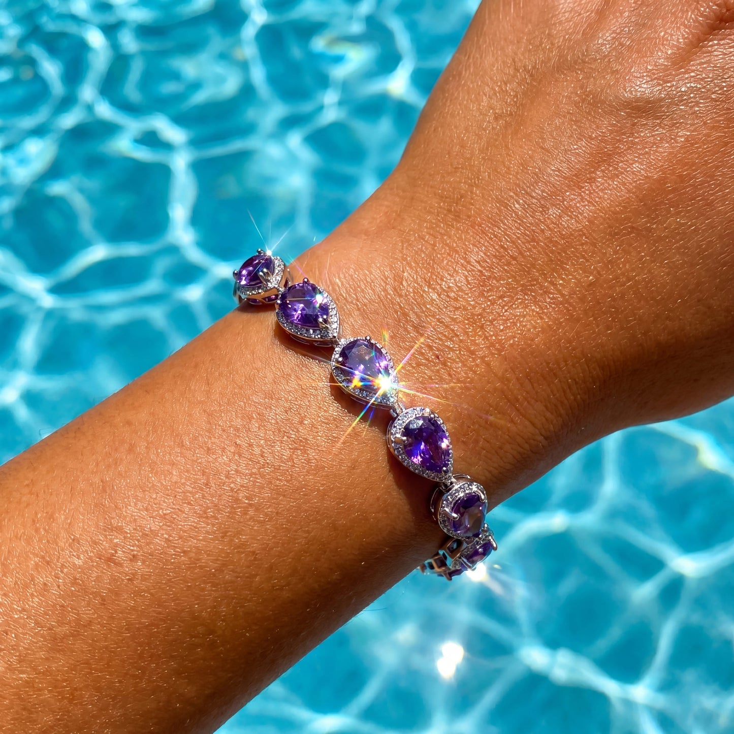 ICED OUT "CRYING TEAR" ARMBAND - ICERAIN JEWELRY