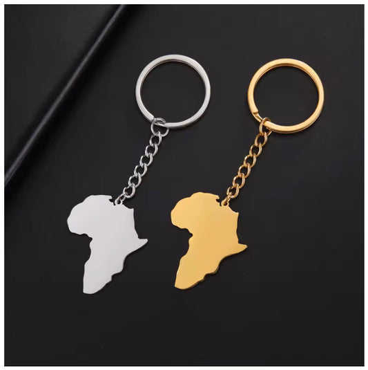 EDELSTAHL "AFRICA" SCHLÜSSELANHÄNGER - ICERAIN JEWELRY