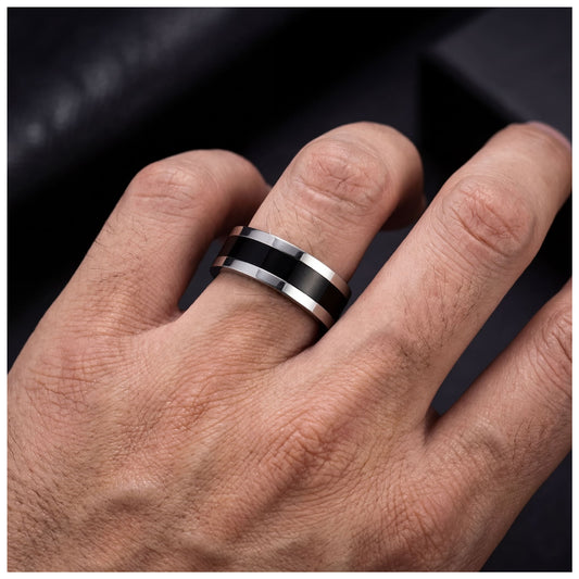 EDELSTAHL "CLASSICO" RING - ICERAIN JEWELRY