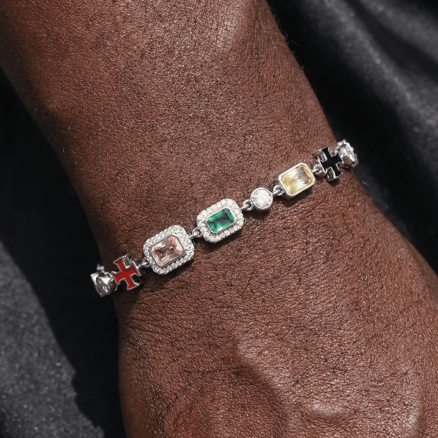 ICED OUT 7MM "CHOKER" ARMBAND - ICERAIN JEWELRY