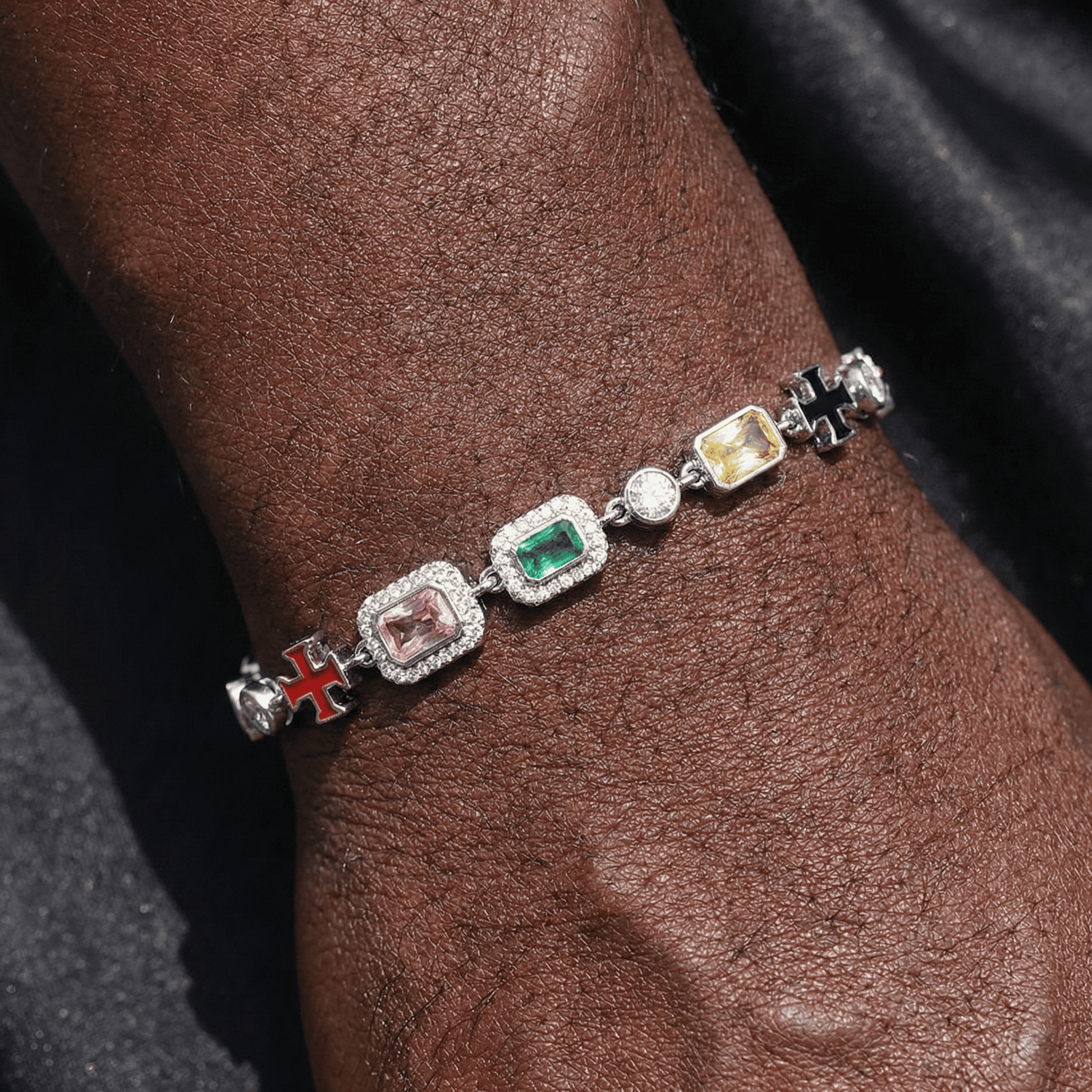 ICED OUT 7MM "CHOKER" ARMBAND - ICERAIN JEWELRY