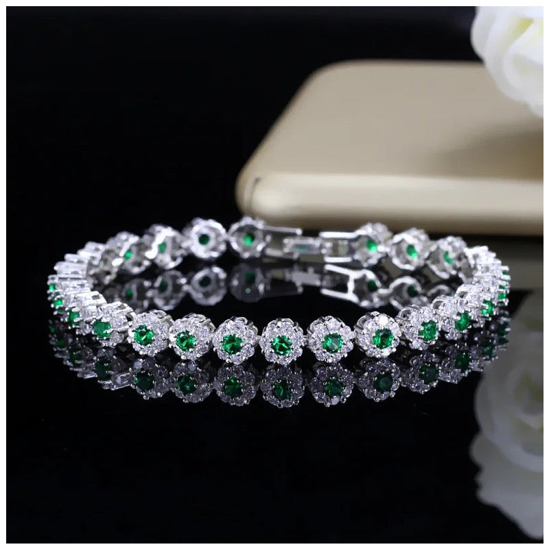 Luxus Iced Out "Green Custler" Armbänder - ICERAIN JEWELRY