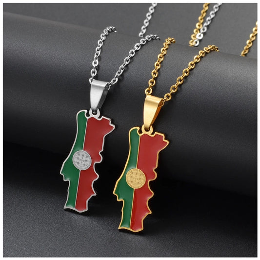 EDELSTAHL "PORTUGAL V3" LÄNDERKETTE - ICERAIN JEWELRY