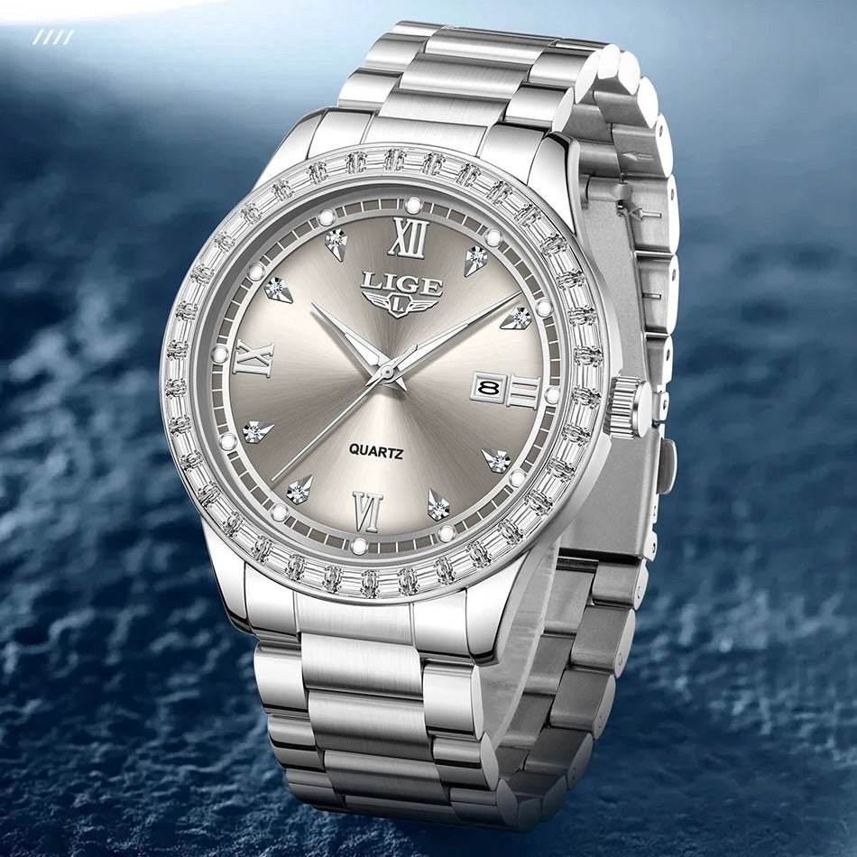 EDELSTAHL "ROYALITY" UHR - ICERAIN JEWELRY