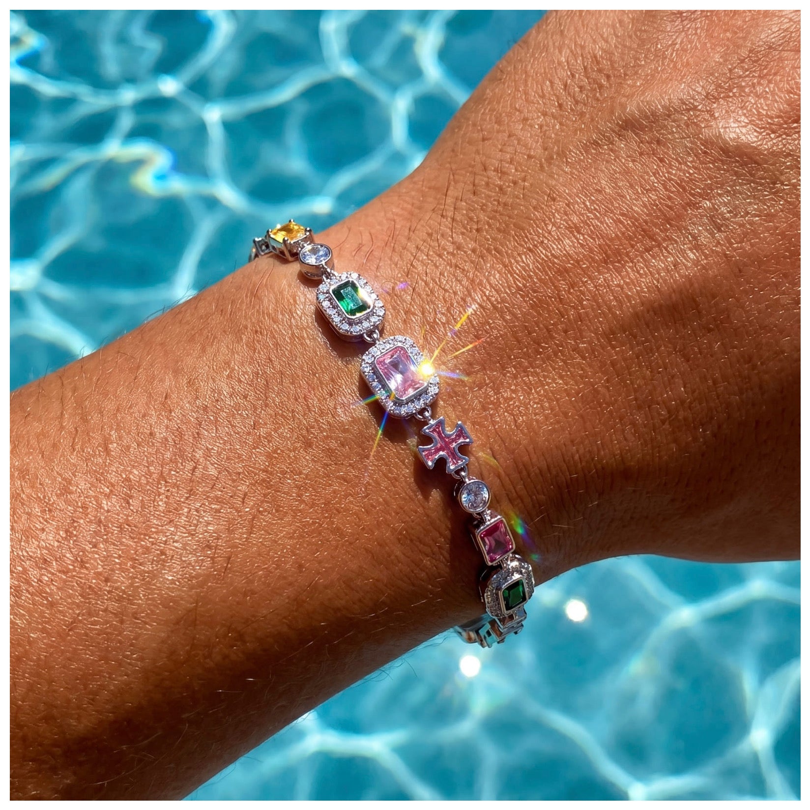 ICED OUT 7MM "CHOKER" ARMBAND - ICERAIN JEWELRY