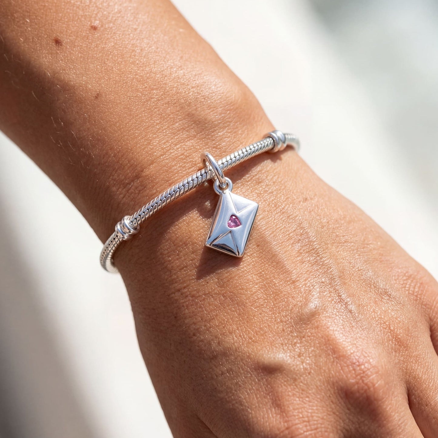 925S SILVER "POST" CHARM - ICERAIN JEWELRY