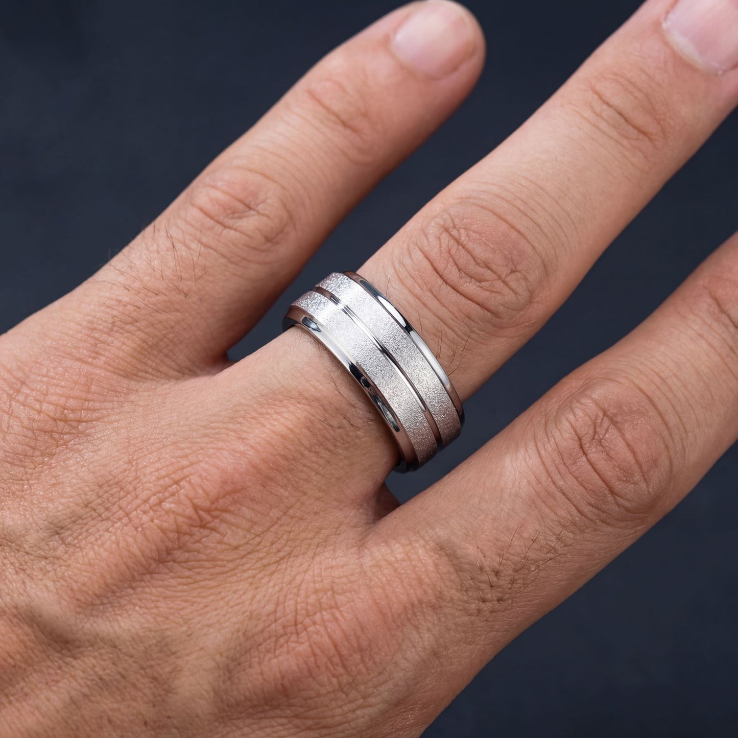 EDELSTAHL "CASALA" RING - ICERAIN JEWELRY