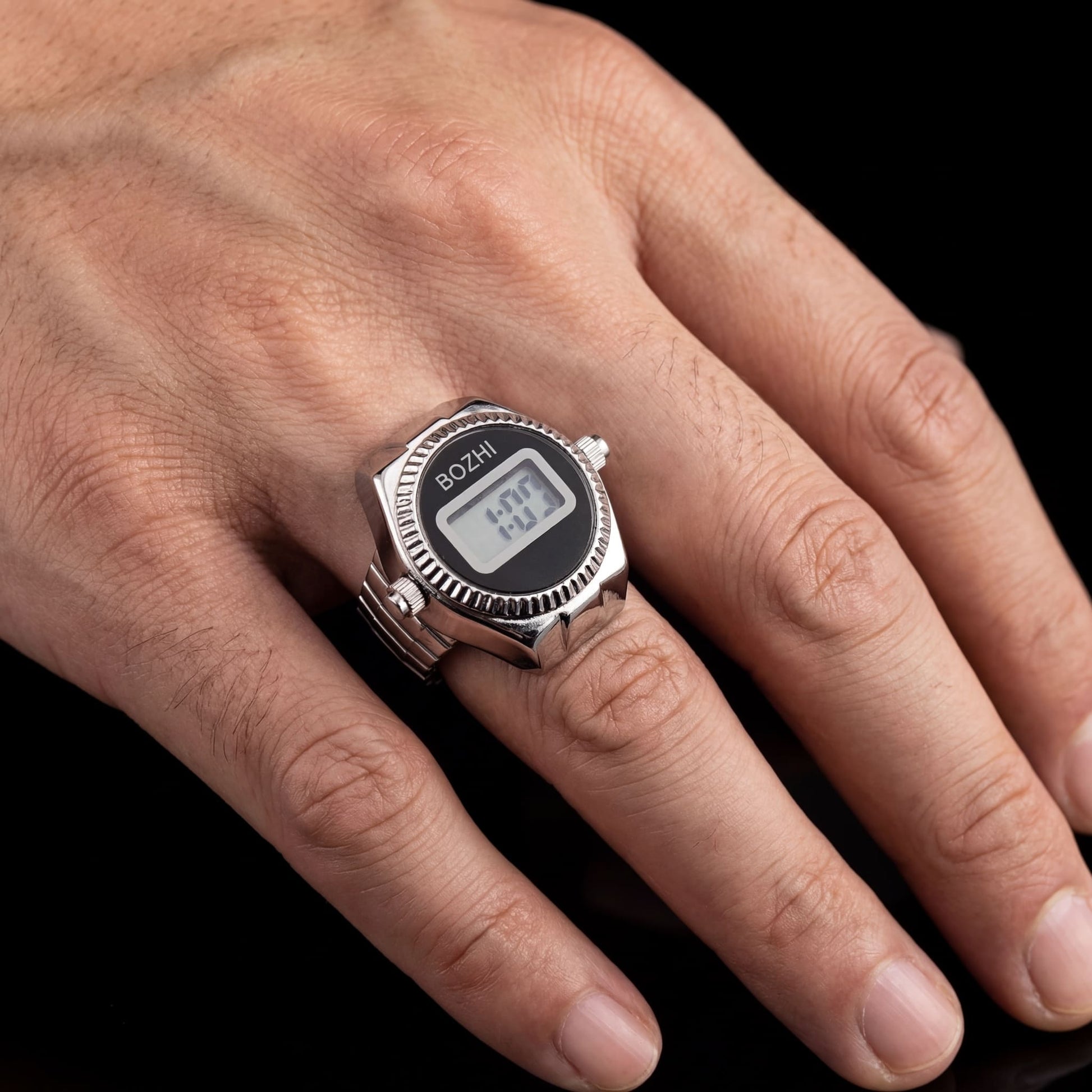 EDELSTAHL "OROLOGIO" RING - ICERAIN JEWELRY