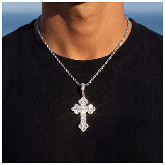 ICED OUT "CROSS V2" KETTE - ICERAIN JEWELRY