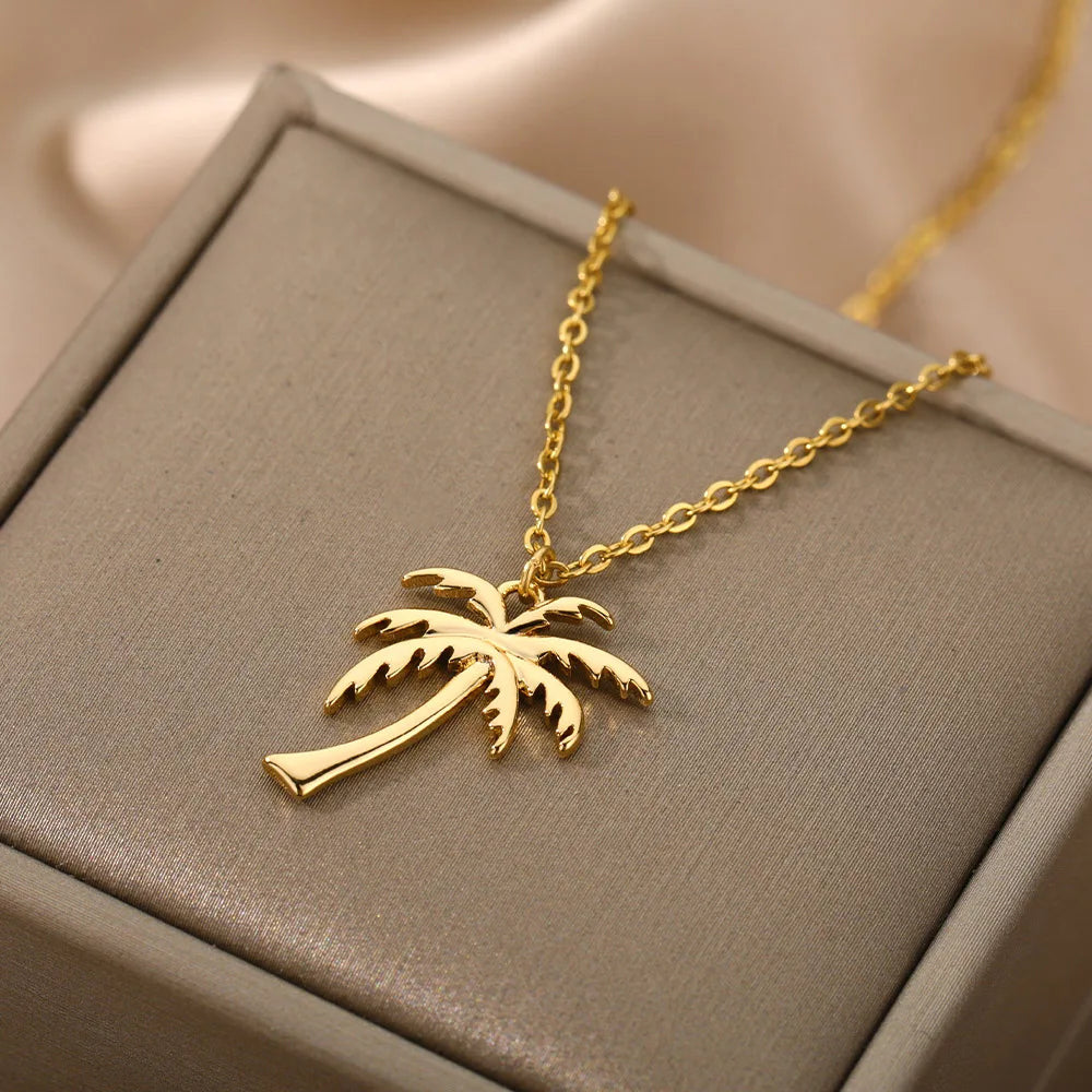 EDELSTAHL "PALM" KETTE - ICERAIN JEWELRY