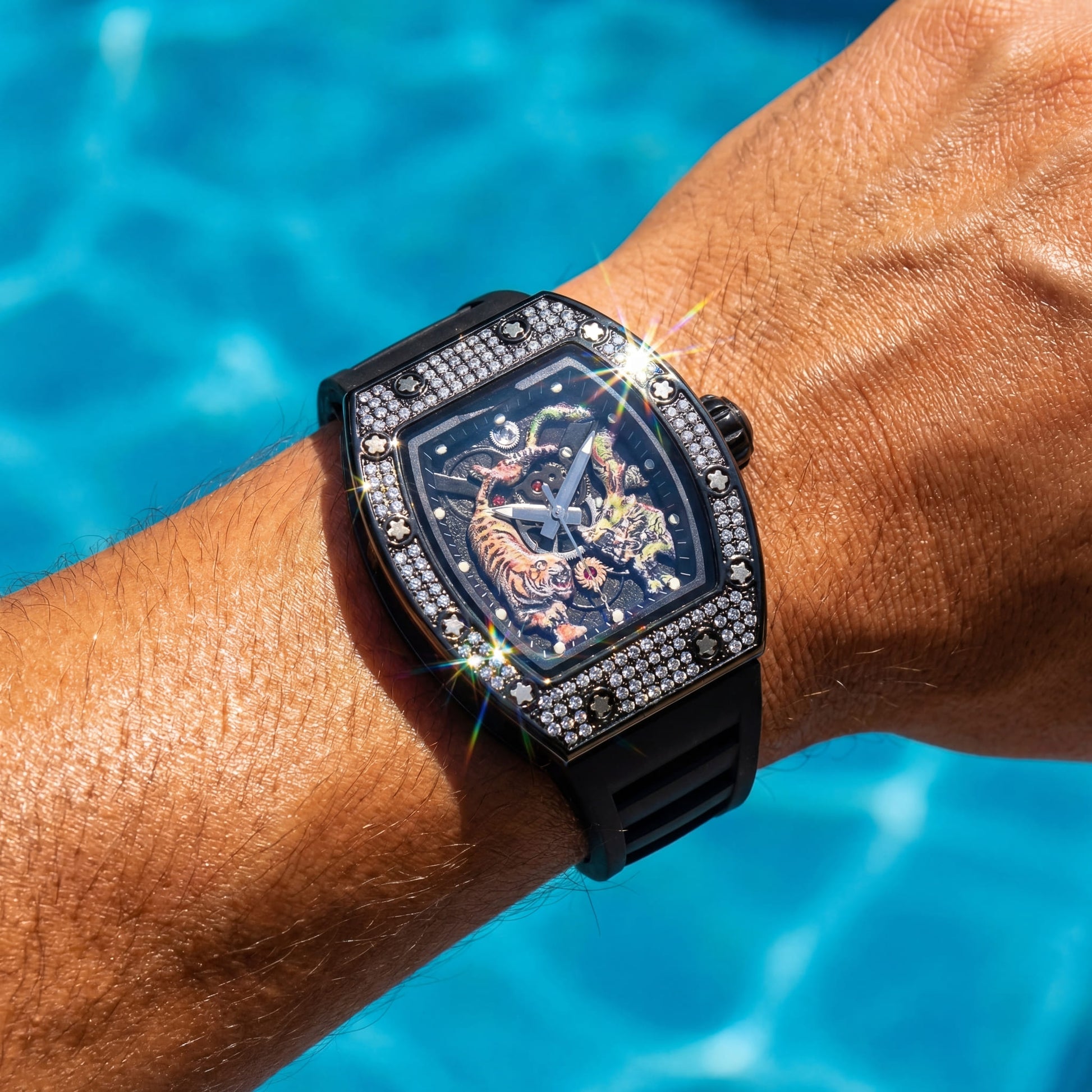 ICED OUT "GALVADOR" UHR - ICERAIN JEWELRY