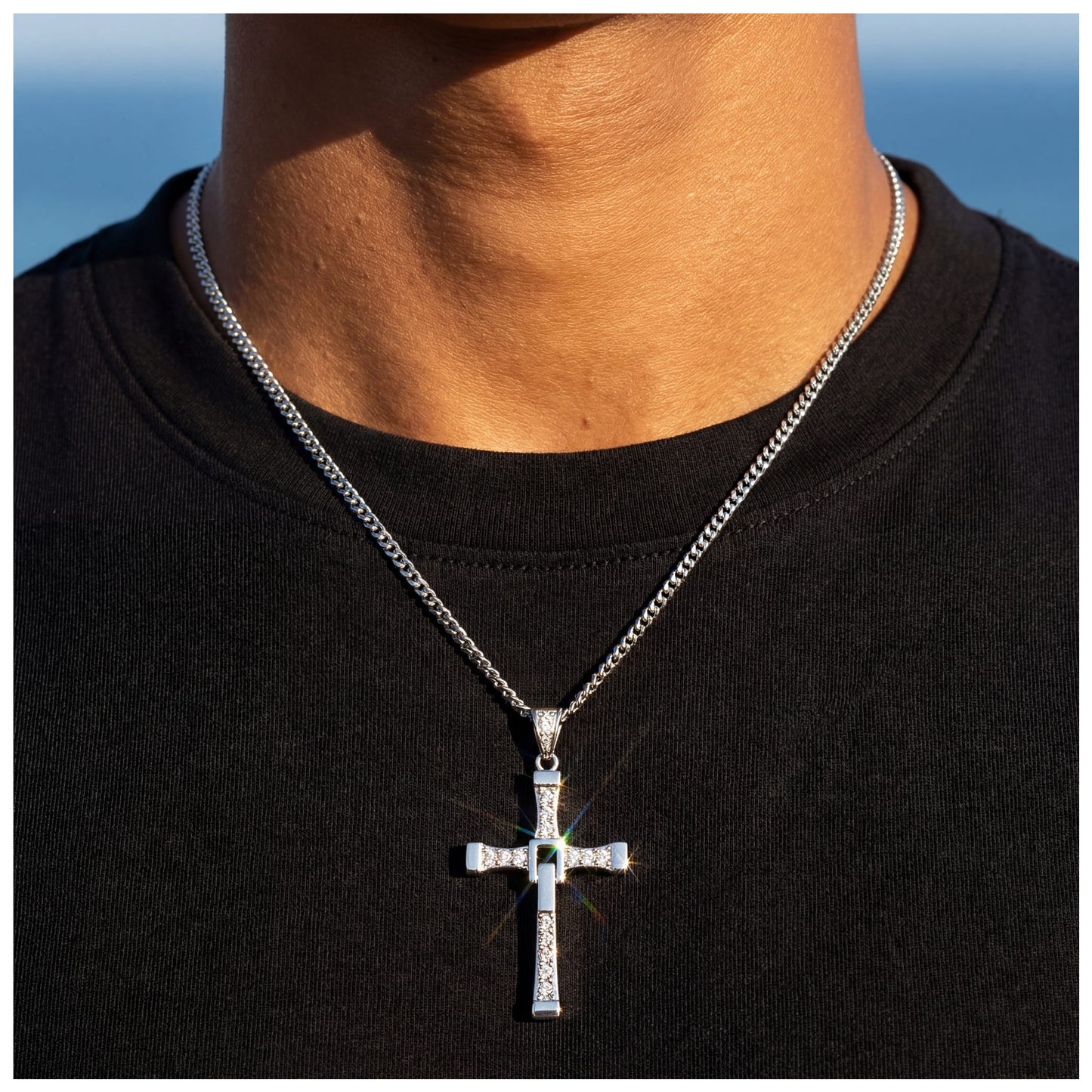 ICED OUT "TORETTO CROSS" KETTE - ICERAIN JEWELRY