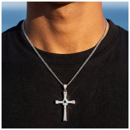 ICED OUT "TORETTO CROSS" KETTE - ICERAIN JEWELRY