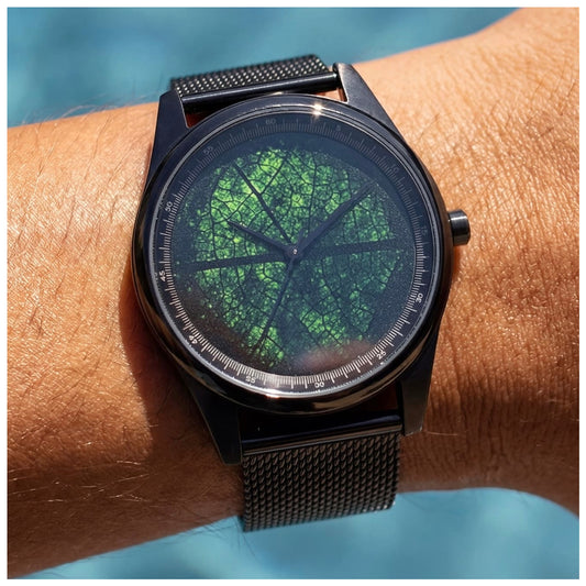 EDELSTAHL "LEAF" UHR - ICERAIN JEWELRY