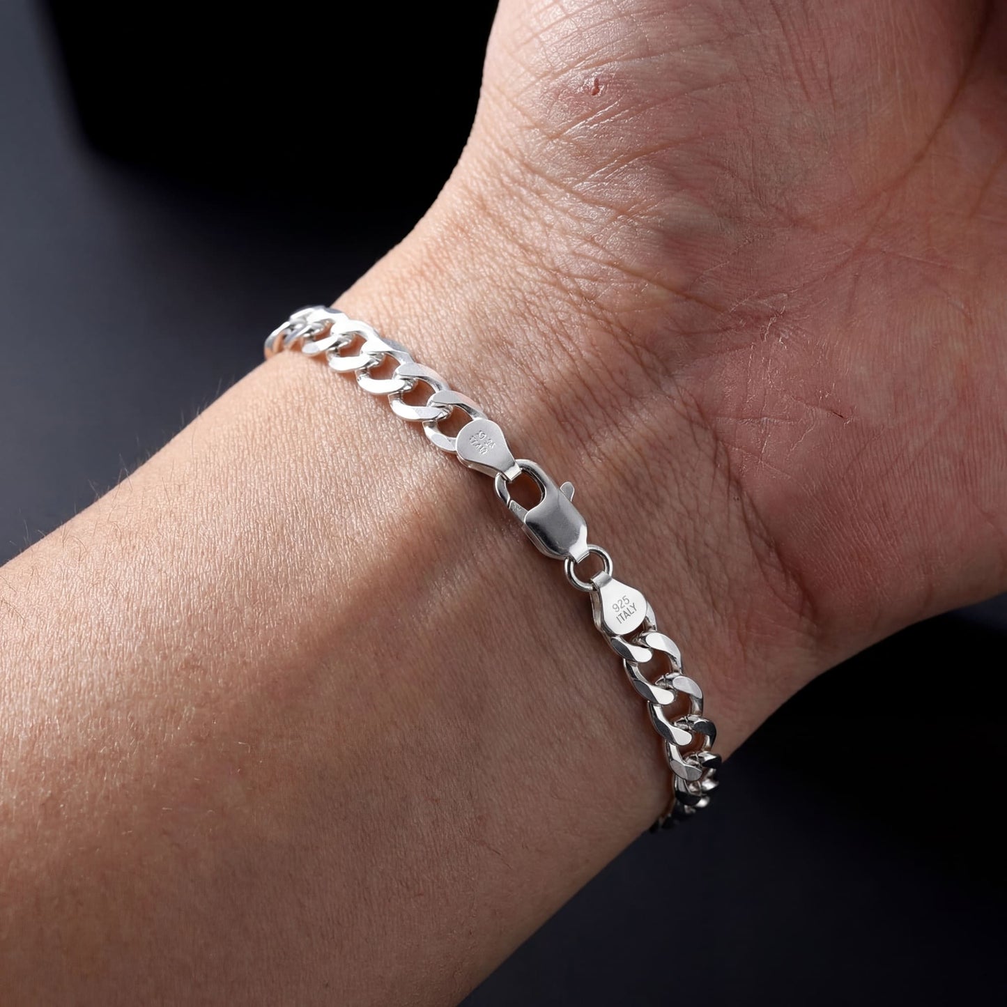 925S SILVER "CUBAN" ARMBAND [CLASSIC VERSION] - ICERAIN JEWELRY