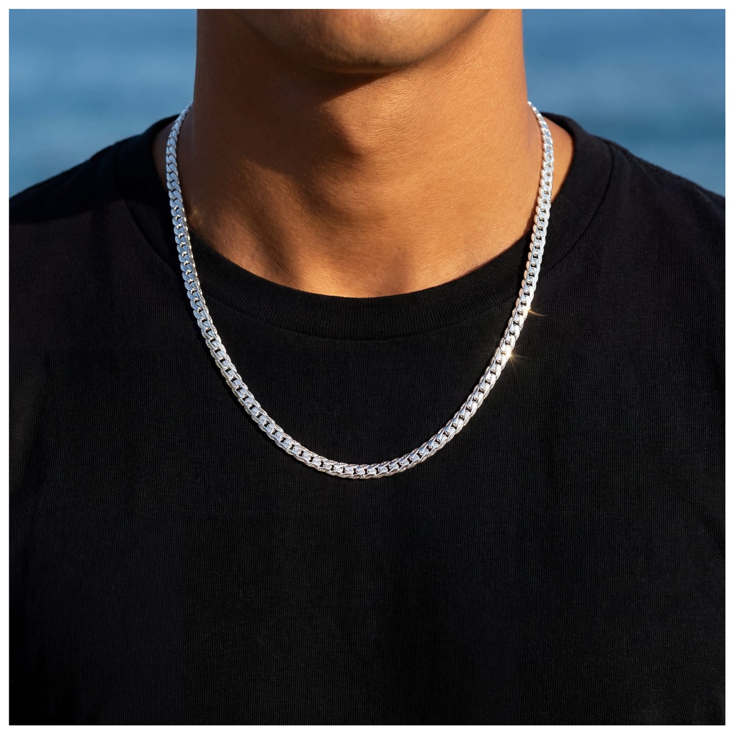 925S SILVER 5MM "SNAKENA" KETTE - ICERAIN JEWELRY