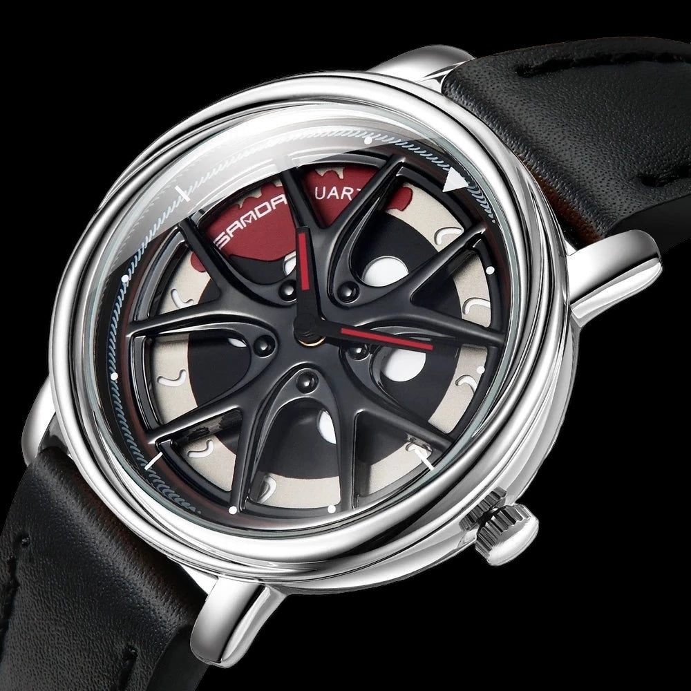 Luxus Sport "Fastly" Felgen Uhr