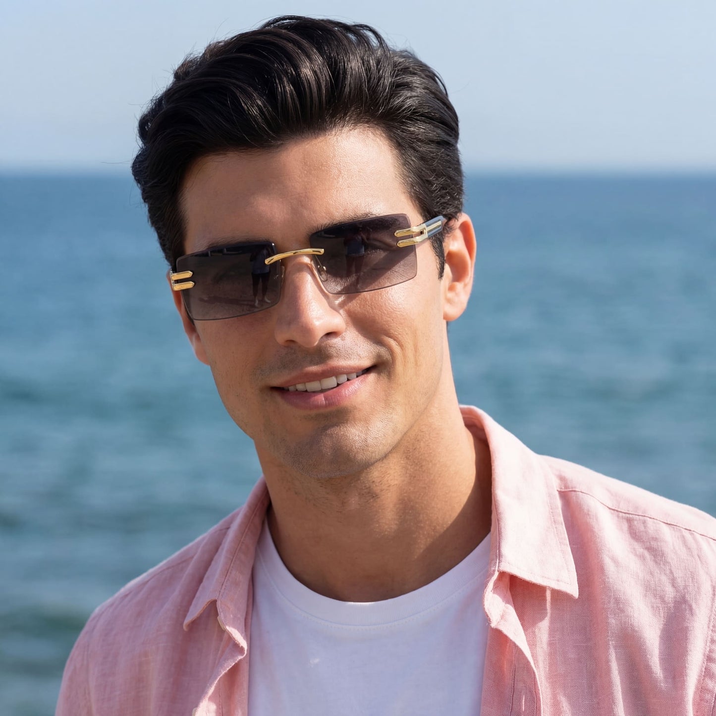 EDELSTAHL "SOMBRANO" SONNENBRILLE - ICERAIN JEWELRY