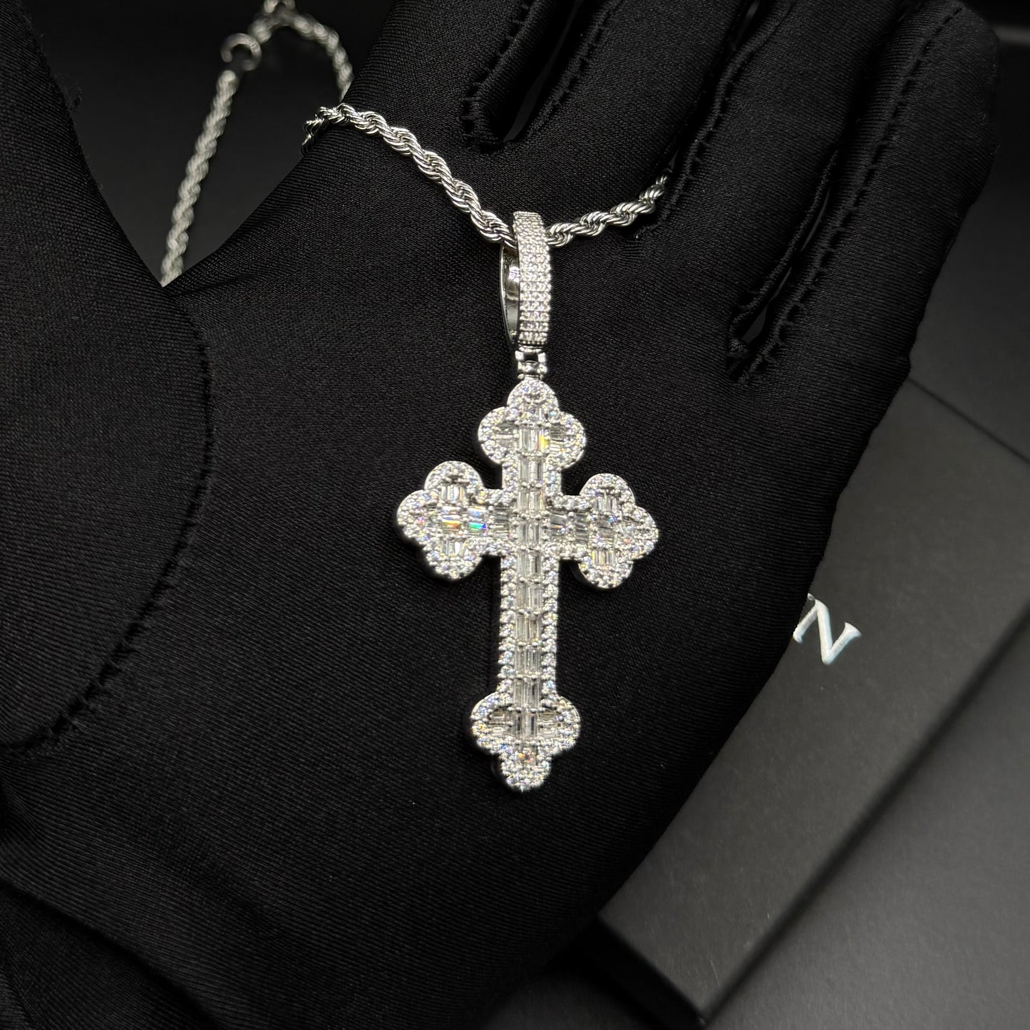 ICED OUT "CROSS V2" KETTE - ICERAIN JEWELRY