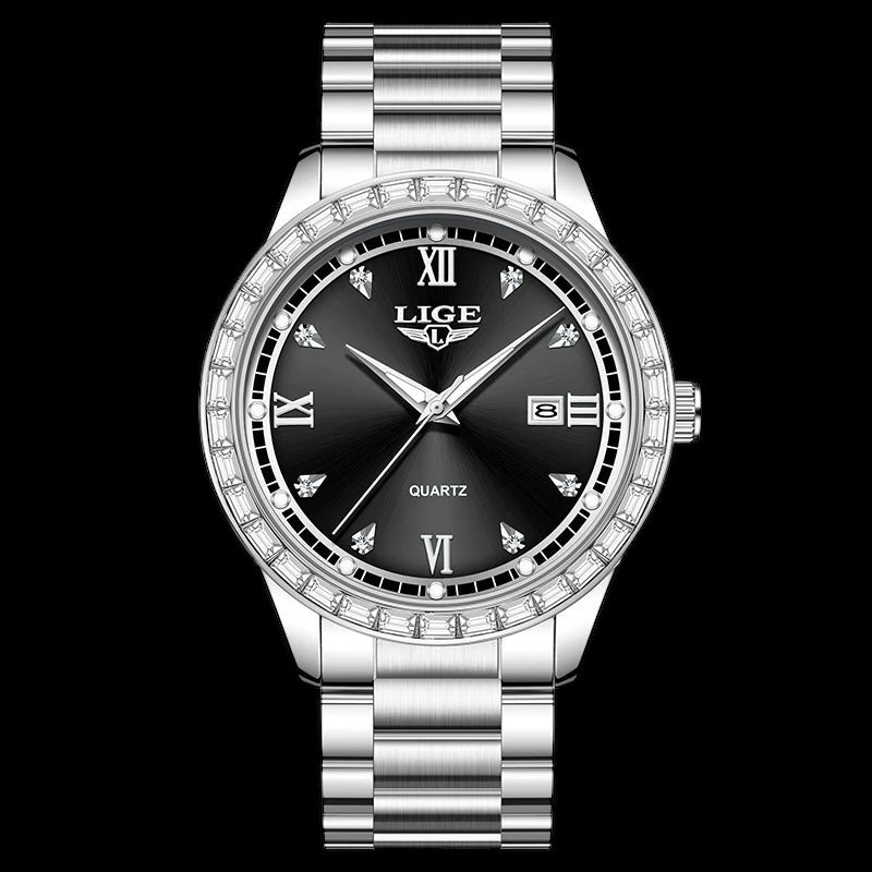 EDELSTAHL "ROYALITY" UHR - ICERAIN JEWELRY