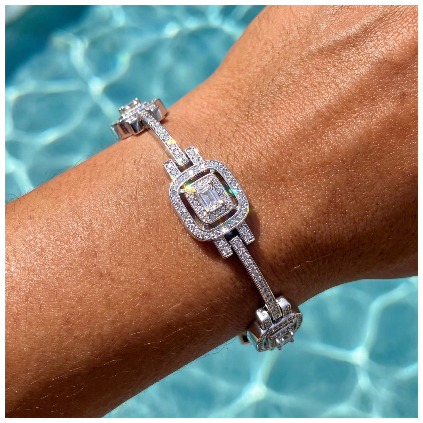 ICED OUT "MICROSI" ARMBAND - ICERAIN JEWELRY