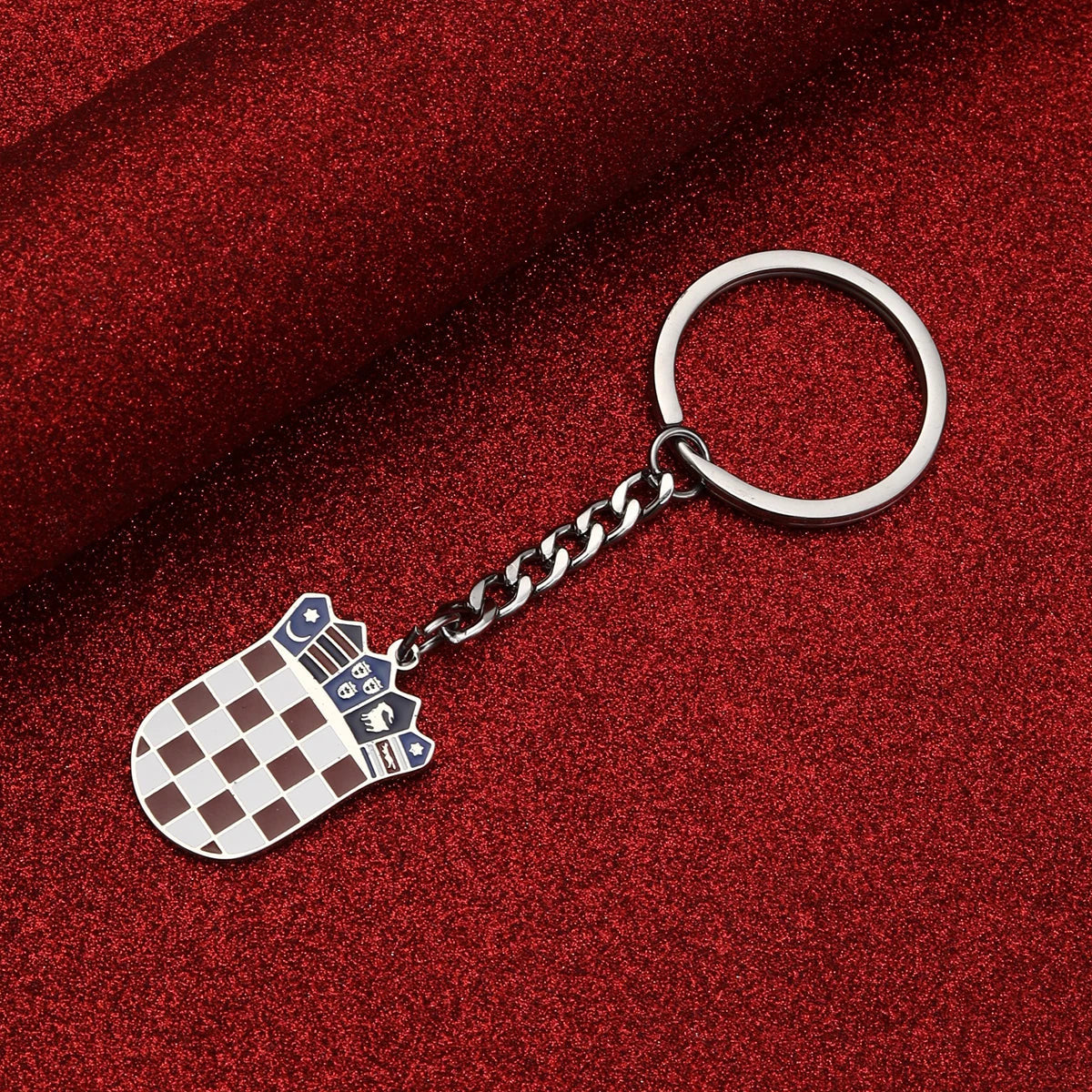 EDELSTAHL "CROATIA" SCHLÜSSELANHÄNGER - ICERAIN JEWELRY