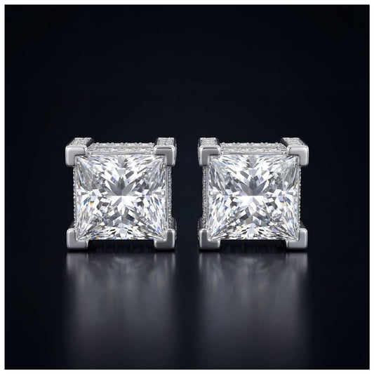 ICED OUT "SILVERSTAR V2" OHRRINGE - ICERAIN JEWELRY