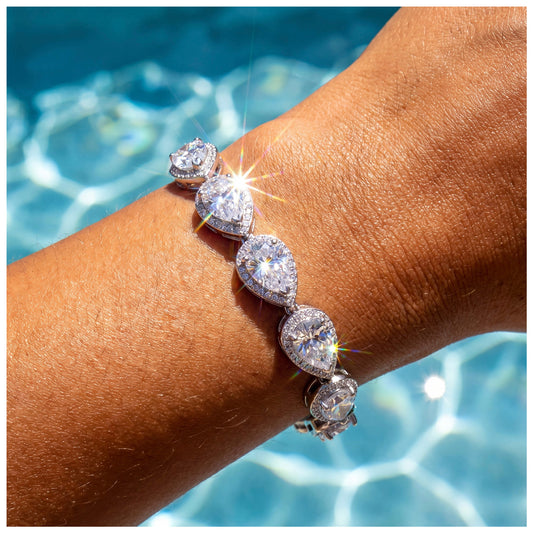 ICED OUT "CRYING TEAR" ARMBAND - ICERAIN JEWELRY