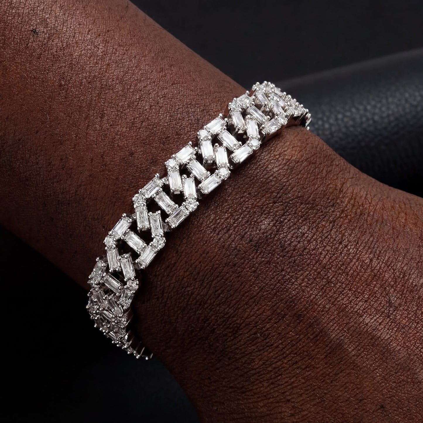 ICED OUT 10MM "STEZZA CUBAN" ARMBAND - ICERAIN JEWELRY